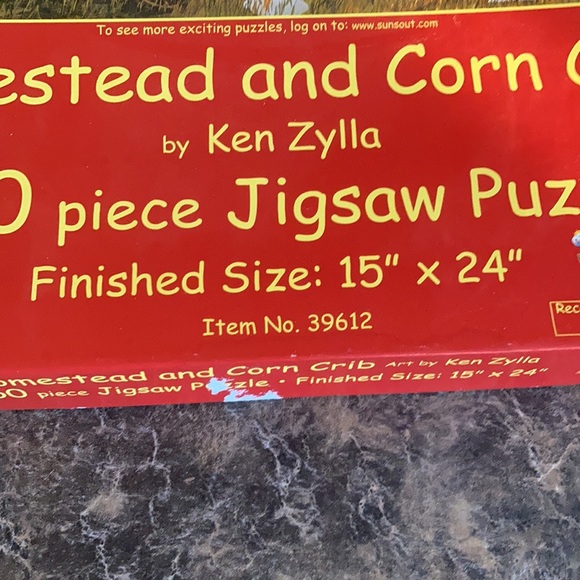 550 pieces Sunsout puzzle - Picture 7 of 7